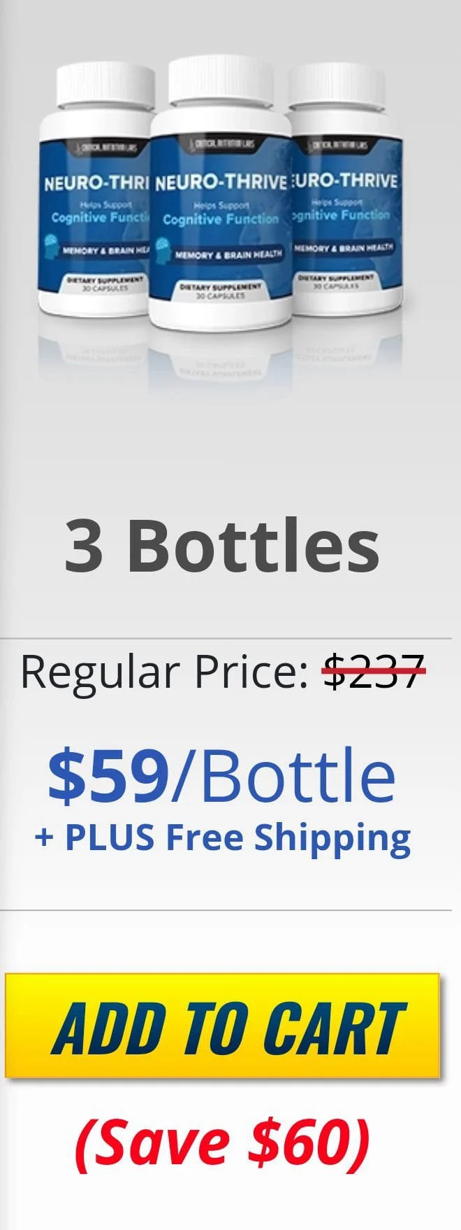 Order Neuro-Thrive 3 bottles