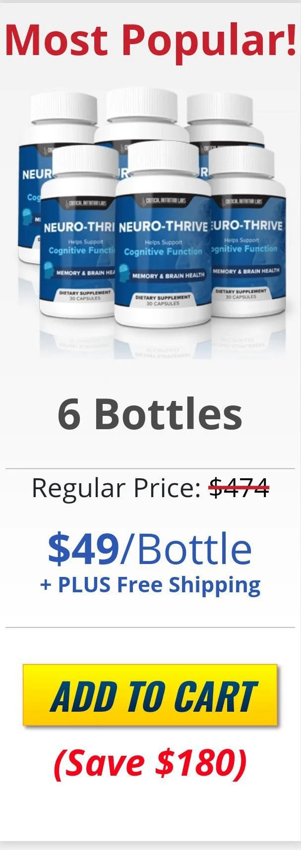 Order Neuro-Thrive 6 bottles